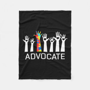 Gifts For Aby Therapist Teacher Parent Autism Awar Fleece Blanket