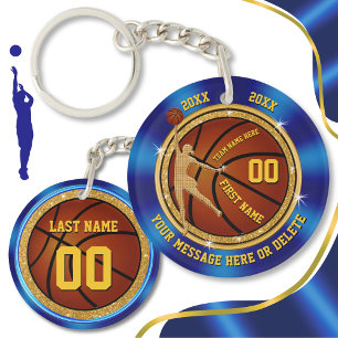 Gifts for Basketball Seniors, Girls, Basketball Key Ring
