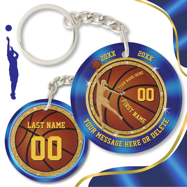Gifts for Basketball Seniors, Girls, Basketball Key Ring (Basketball Gifts for Girls. Senior night basketball gift ideas. Girls Basketball team gifts. Girls)