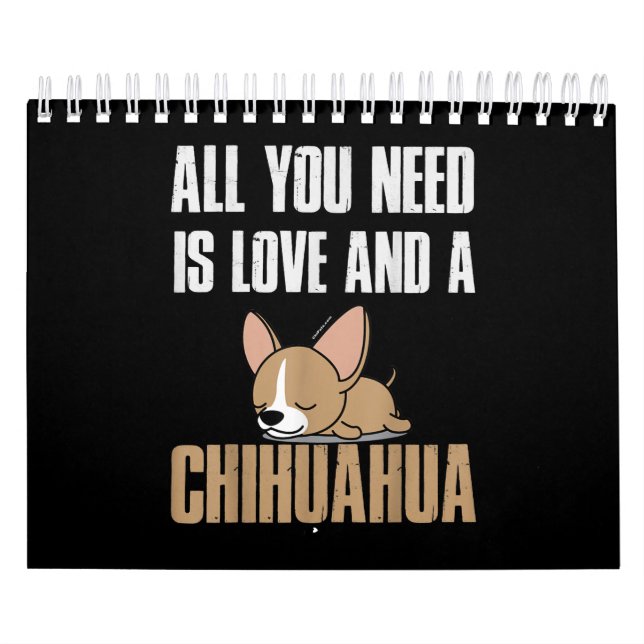 Gifts For Chihuahua Lover | Cute Chihuhua Gifts Calendar (Cover)