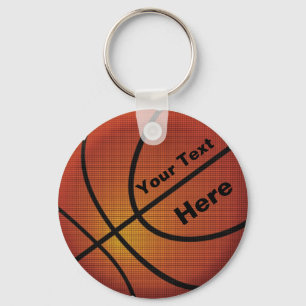 Gifts for Coaches Basketball Keychains Personalise