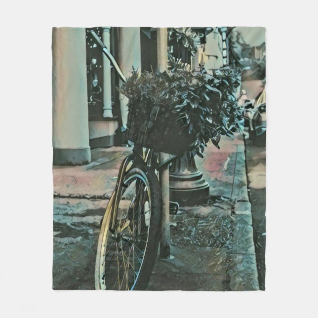 Gifts for cyclists 2022 fleece blanket (Front)