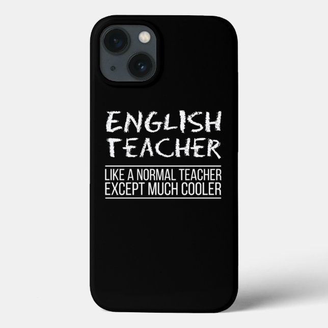 Gifts For English Teachers Funny Like A Normal Tea Case-Mate iPhone Case (Back)