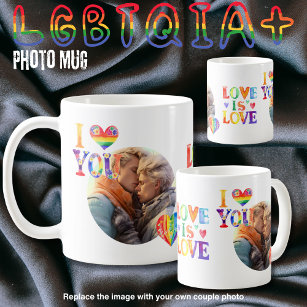Gifts for Gay Trans LGBTQIA Couples Personalised Coffee Mug