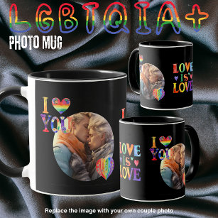 Gifts for Gay Trans LGBTQIA Couples Personalised Mug
