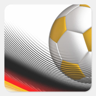 Gifts for German Football Soccer Lovers Square Sticker