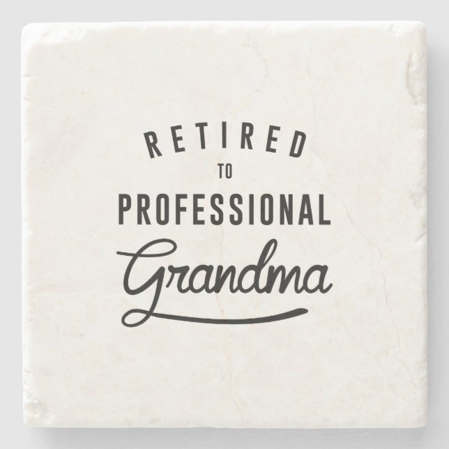 Gifts for Grandma | Grandparent Gifts |  Stone Coaster (Front)