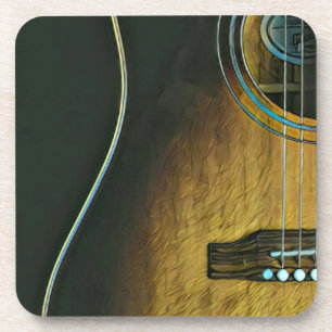 Gifts for guitar lovers coaster