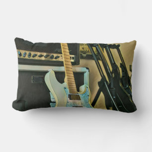 Gifts for guitar lovers lumbar cushion