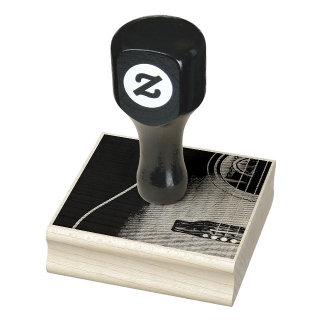 Gifts for guitar lovers rubber stamp (Stamp)
