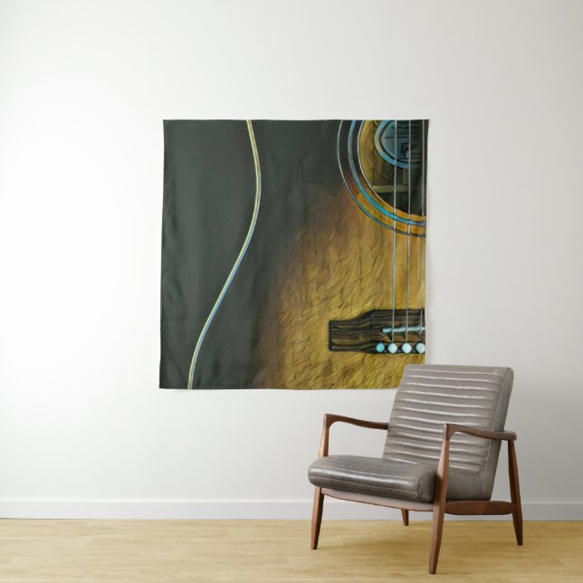 Gifts for guitar lovers tapestry (In Situ)