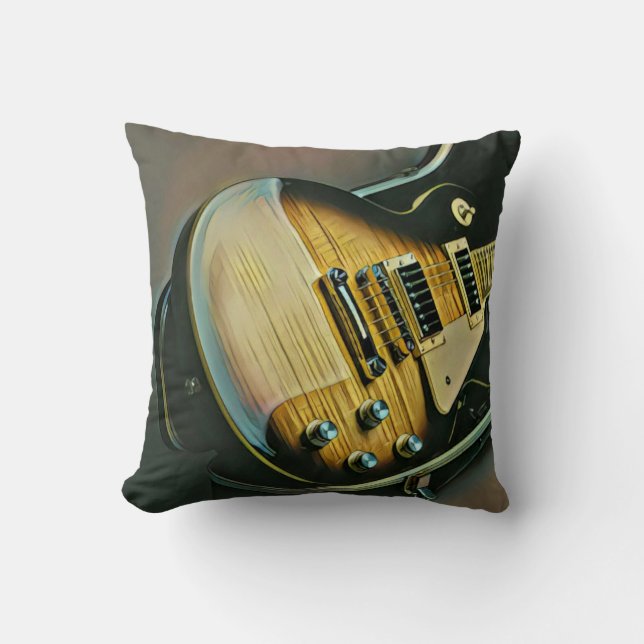 Gifts for guitarist cushion (Front)