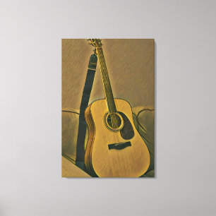 Gifts for guitarists canvas print