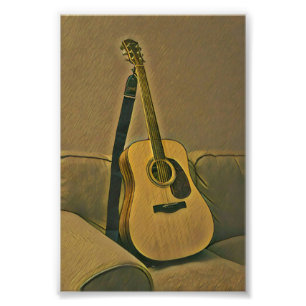 Gifts for guitarists photo print
