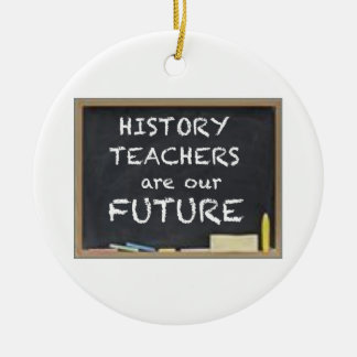 GIFTS FOR HISTORY TEACHERS CERAMIC TREE DECORATION