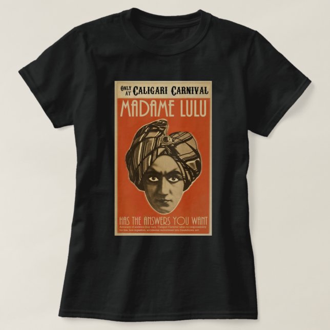 Gifts For Men Asoue Poster Madame Lulu T-Shirt (Design Front)