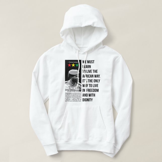 Gifts For Men Che Guevara Thomas Of Sankara Africa Hoodie (Design Front)