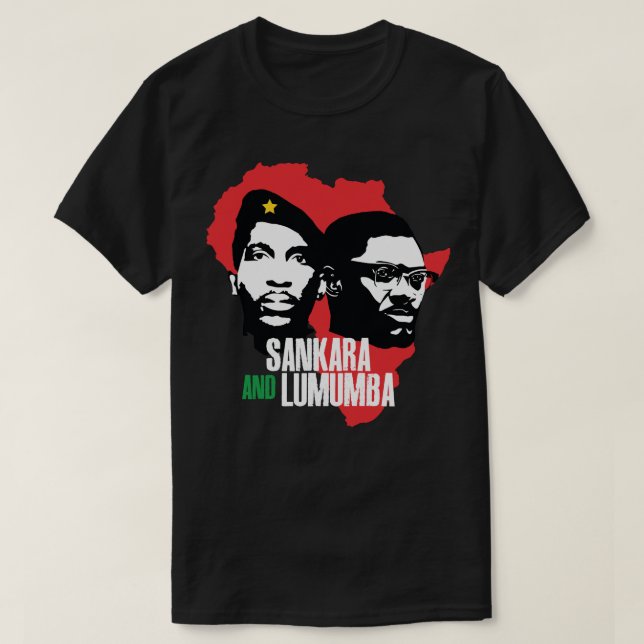 Gifts For Men Che Guevara Thomas Of Sankara Africa T-Shirt (Design Front)