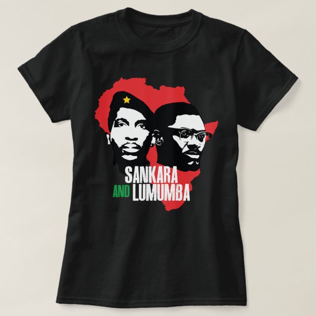 Gifts For Men Che Guevara Thomas Of Sankara Africa T-Shirt (Design Front)