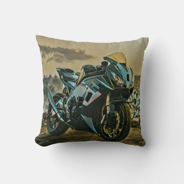 Gifts for motorcyclist cushion (Front)