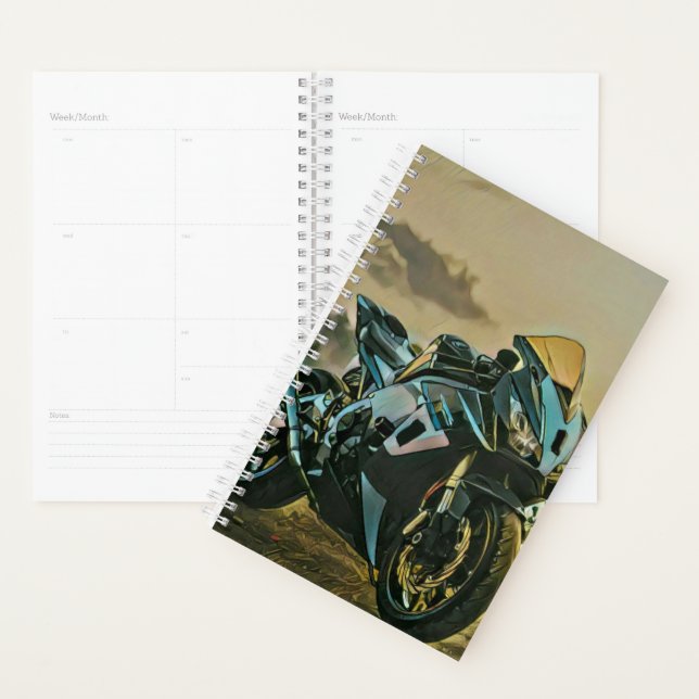 Gifts for motorcyclist planner (Display)