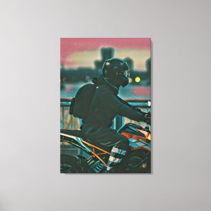 Gifts for motorcyclists canvas print