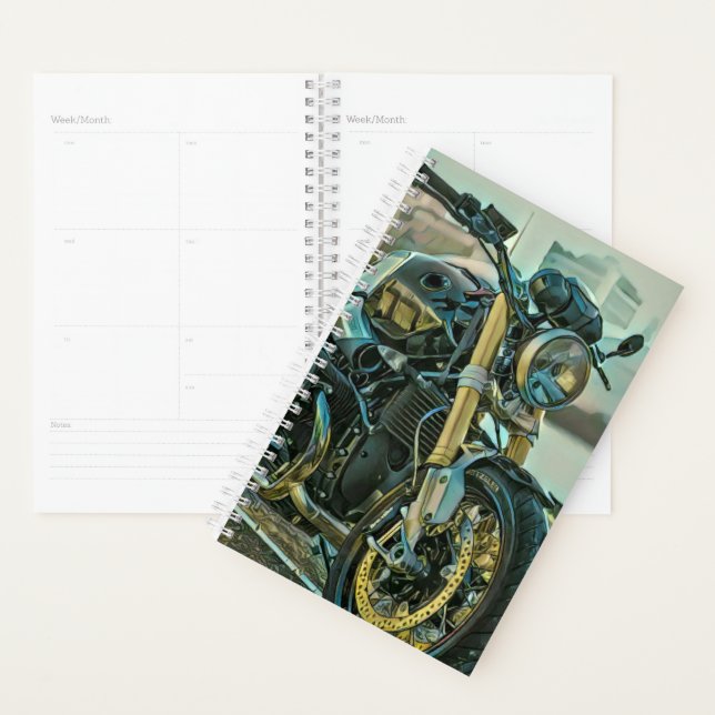 Gifts for motorcyclists planner (Display)