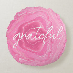Gifts for Mum, Best Mum Ever Grateful Round Cushion