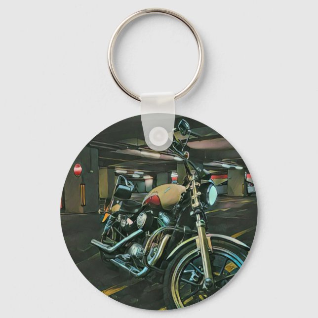 gifts for new motorcyclists key ring (Front)