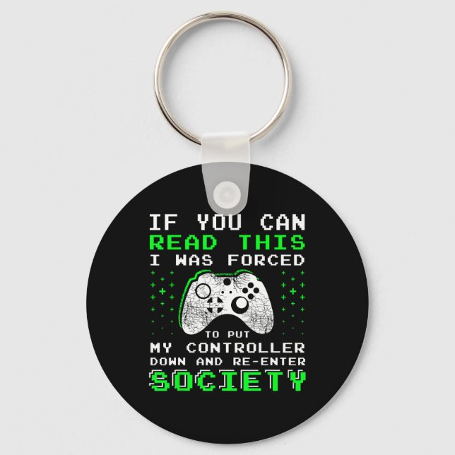 Gifts For Teen Boys - If You Can Read This Video G Key Ring (Front)