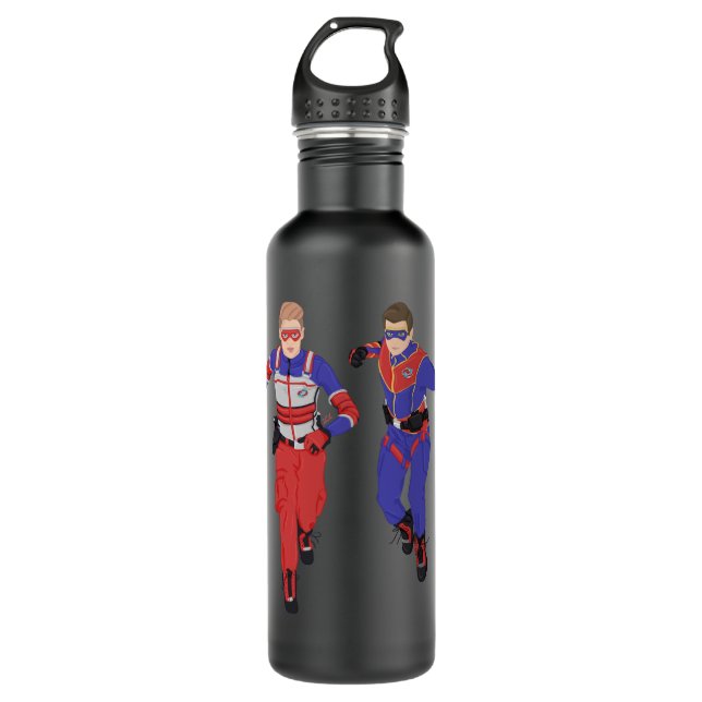 Gifts For Women Captain Man And Kid Danger Heroic  710 Ml Water Bottle (Front)