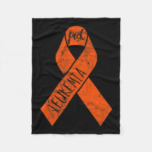 Gifts For Women Fck Cancer Chemo F Cancer Distress Fleece Blanket