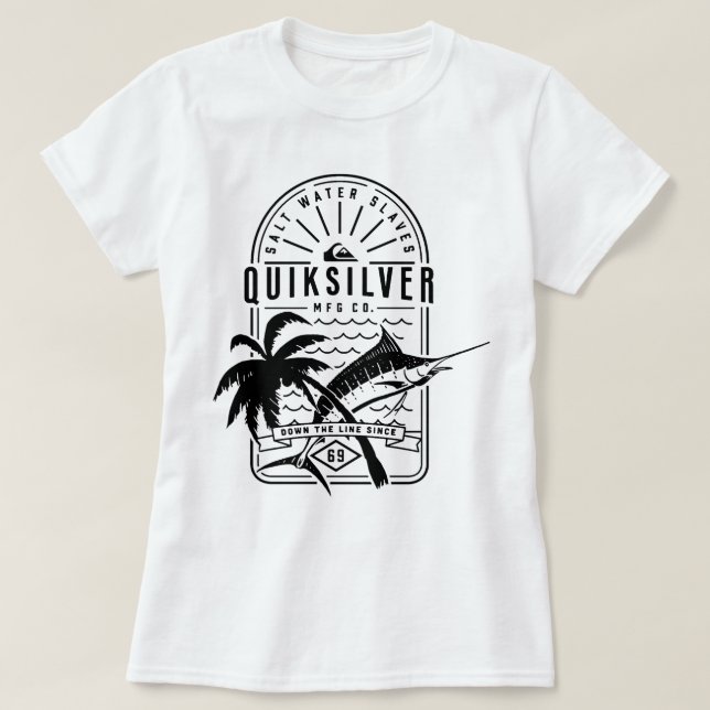 Gifts For Women Schwarz Quicksilver Cool Gifts T-Shirt (Design Front)