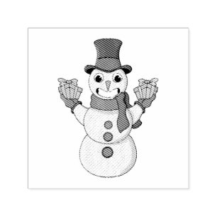 Gifts for you from Snowman Self-inking Stamp