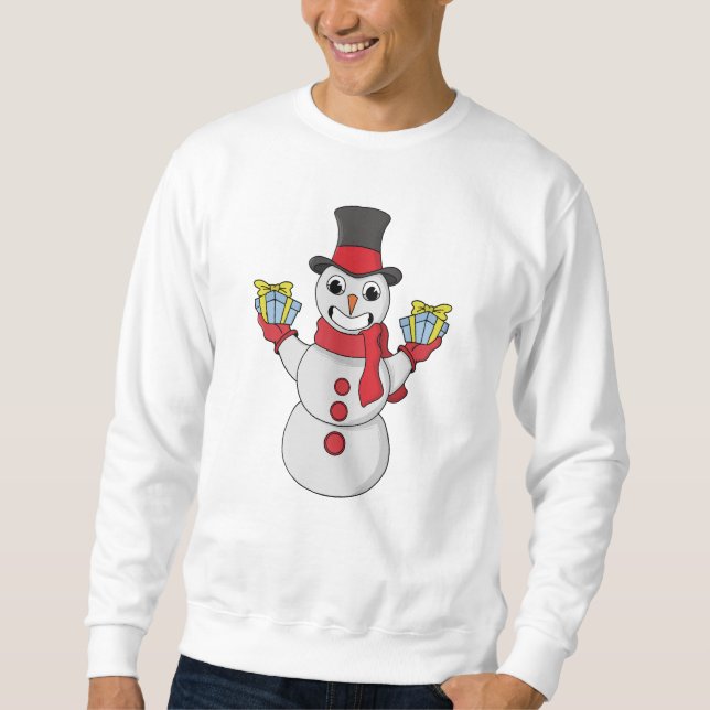 Gifts for you from Snowman Sweatshirt (Front)
