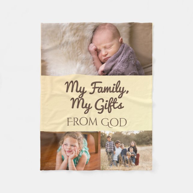 Gifts From God Fleece Blanket (Front)