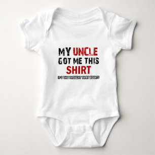 Gifts from uncle baby bodysuit