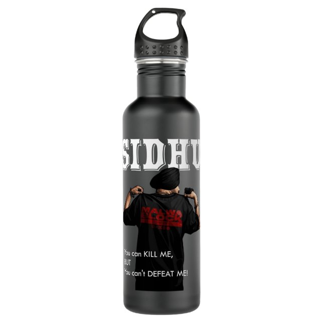 Gifts Idea Sidhu Punjabi Cinema Moose Wala Gifts B 710 Ml Water Bottle (Front)
