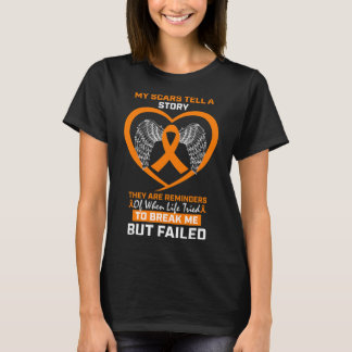 Gifts Kidney Cancer Leukaemia Ms Multiple Sclerosi T-Shirt