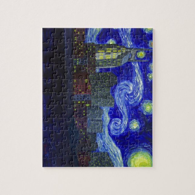Gifts: "Nashville Starry Night" by Jack Lepper Jigsaw Puzzle (Vertical)