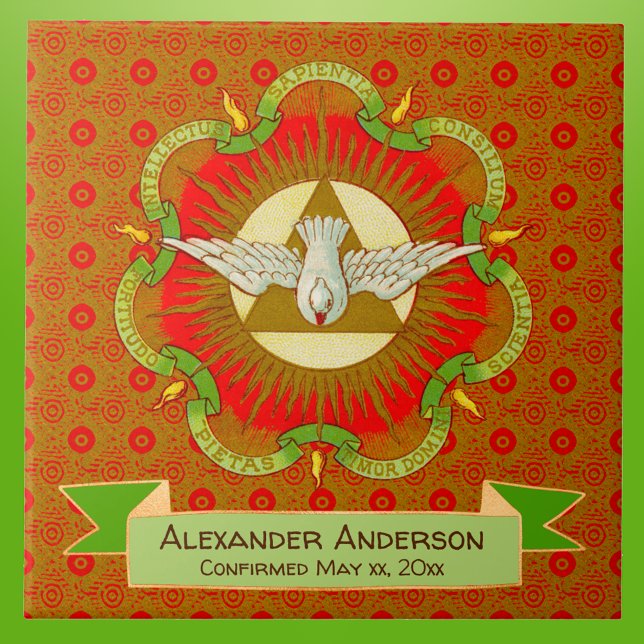 Gifts of the Holy Spirit (BK 026)  Ceramic Tile 1 (Creator Uploaded)