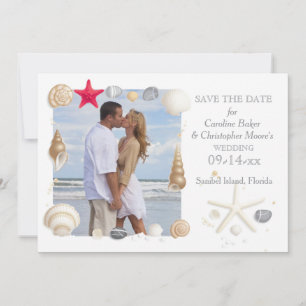 Gifts of the Sea Photo Save the Date Announcement