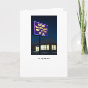 Gifts R Us holiday card
