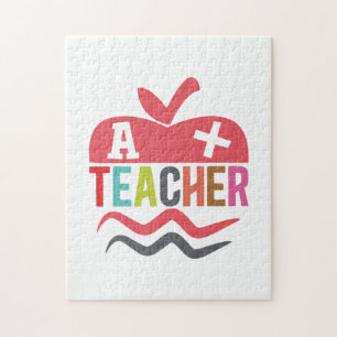 Gifts Teacher A Plus Teacher Jigsaw Puzzle