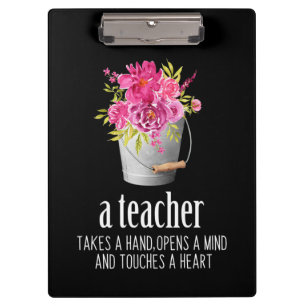 Gifts Teacher   A Teacher Takes A Hand Clipboard