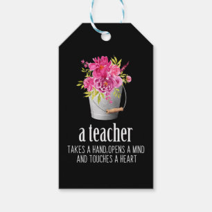 Gifts Teacher A Teacher Takes A Hand Gift Tags