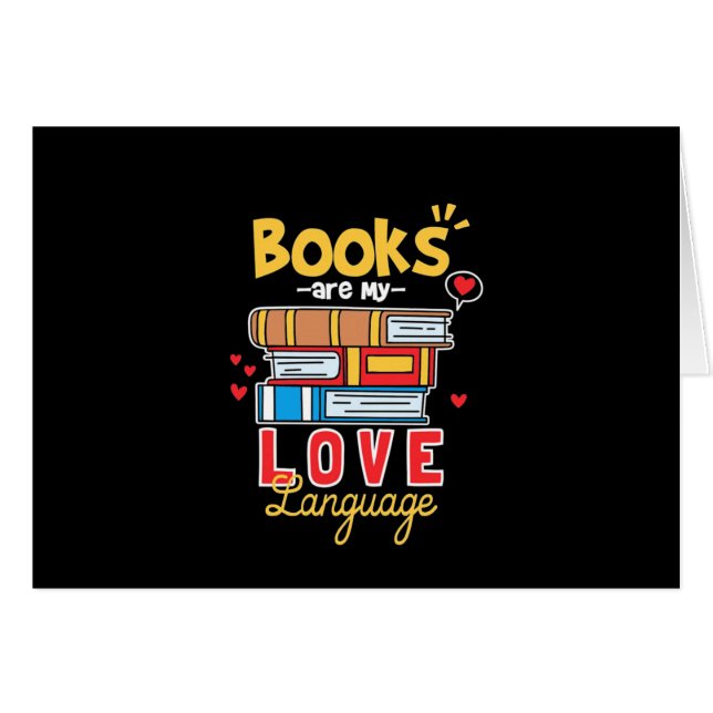 Gifts Teacher | Books Are My Love Language (Front Horizontal)