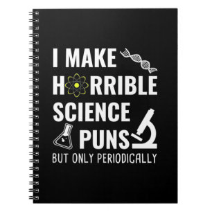 Gifts Teacher Chemistry I Make Horrible Notebook