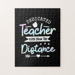 Gifts Teacher Dedicated Teacher Distance Jigsaw Puzzle