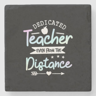 Gifts Teacher Dedicated Teacher Distance Stone Coaster